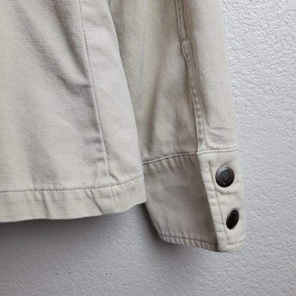 I.e. Relaxed | 100% Cotton Tsupe Beige Jacket Womens Small - Picture 5 of 10